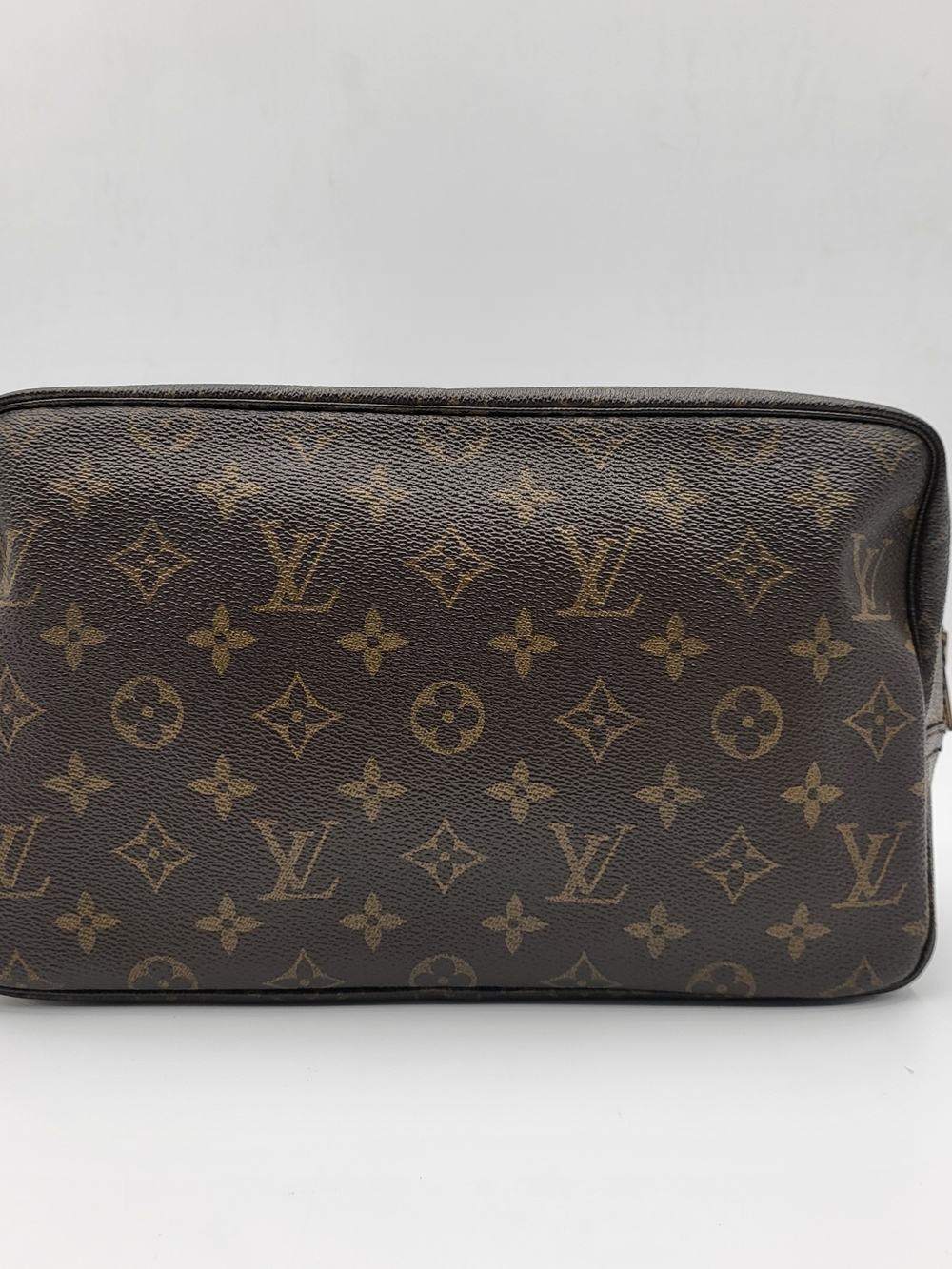 Louis Vuitton Monogram Trousse Toilette 28 Cosmetic Pouch, Authentic W/Coa.